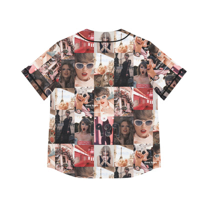 Taylor Swift 1989 Blank Space Collage Women's Baseball Jersey