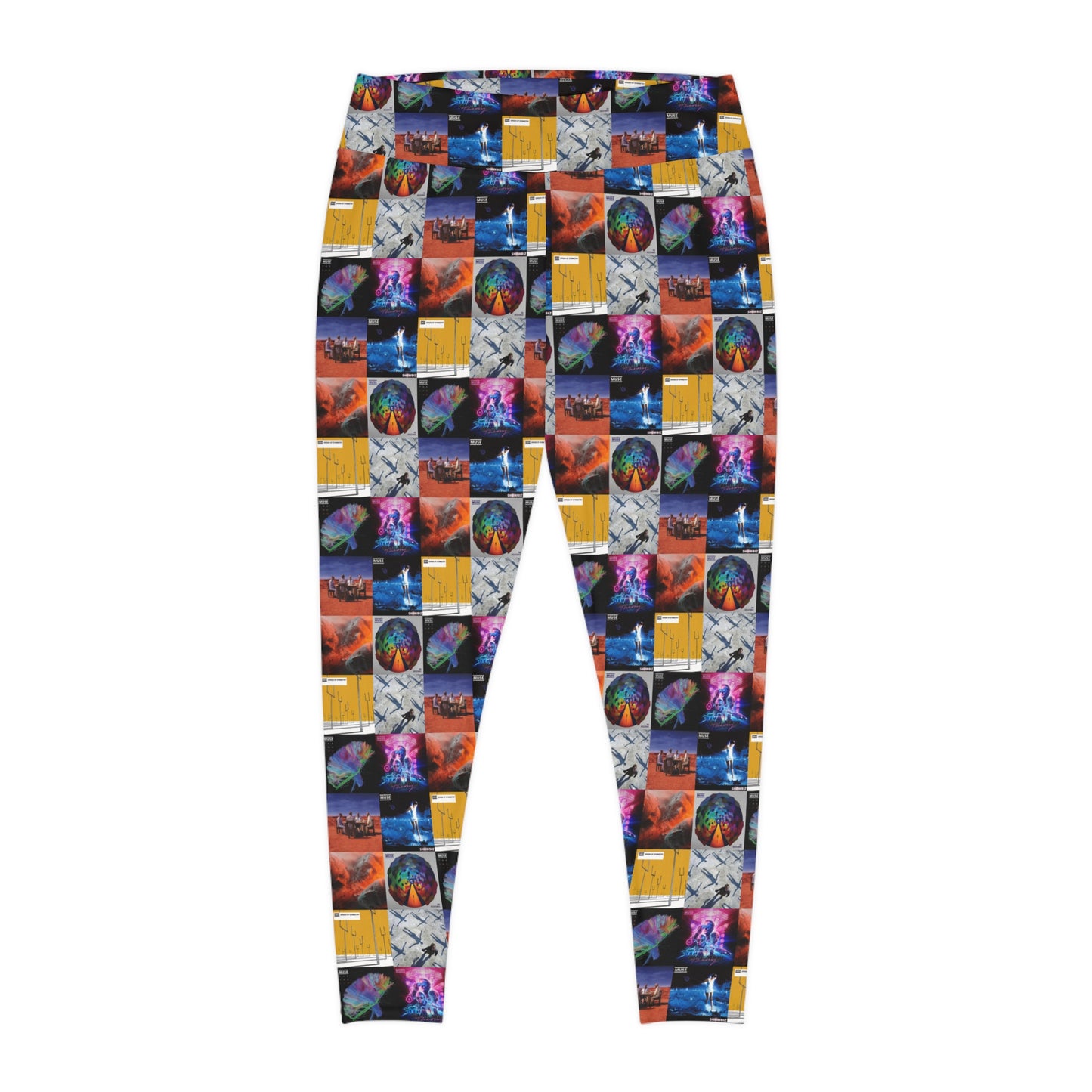 Muse Album Cover Collage Plus Size Leggings