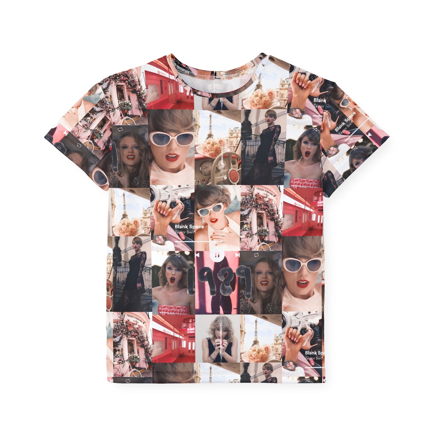 Taylor Swift 1989 Blank Space Collage Kids Sports Jersey