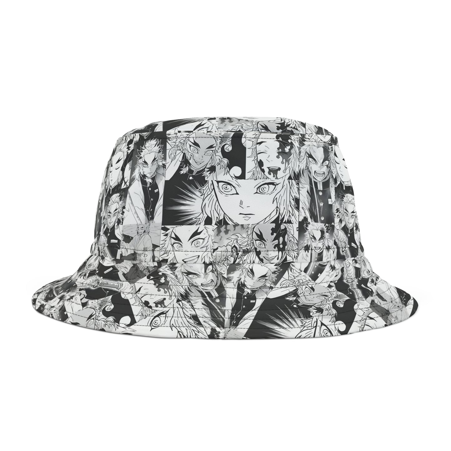 Demon Slayer Kyojuro Rengoku Collage Bucket Hat