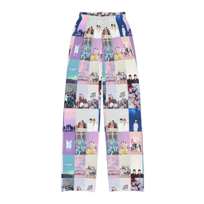 BTS Pastel Aesthetic Collage Kids Pajama Pants