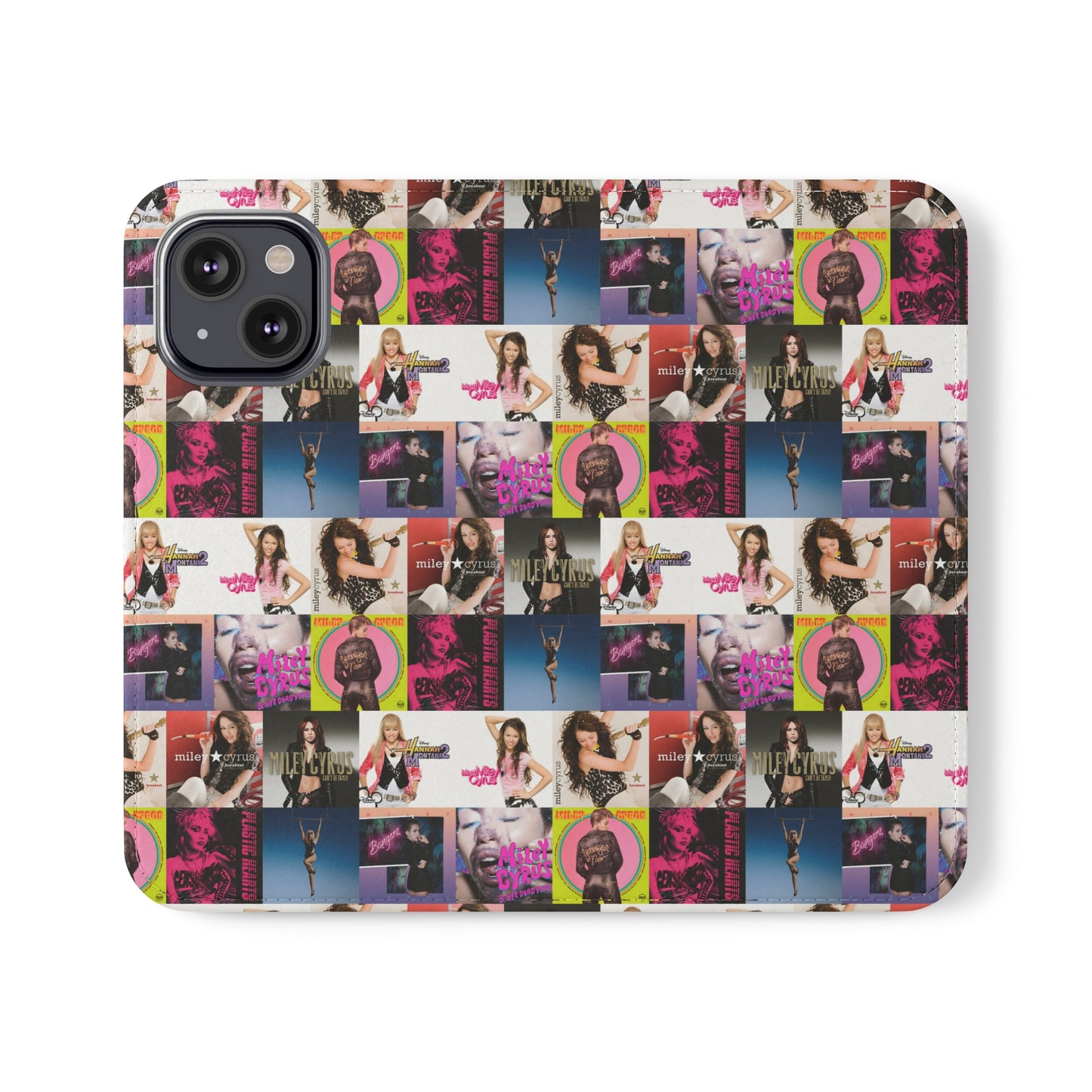 Miley Cyrus Album Cover Collage Phone Flip Case