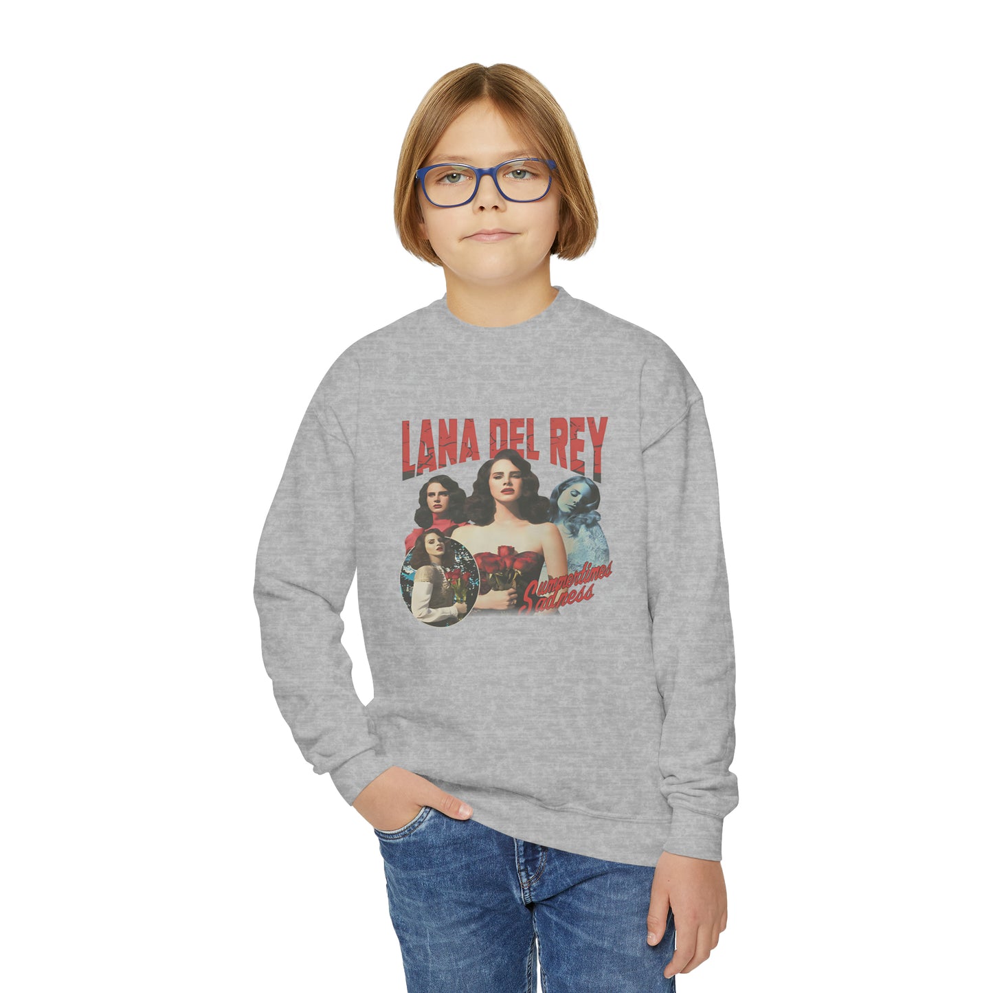 Lana Del Rey Summertime Sadness Youth Crewneck Sweatshirt