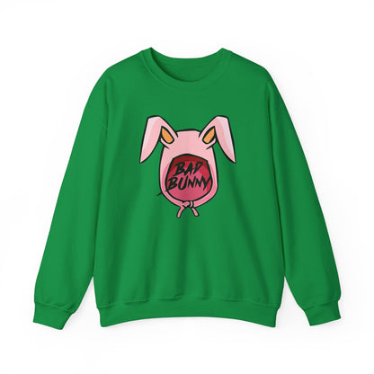 Bad Bunny Hoodie Logo Unisex Heavy Blend Crewneck Sweatshirt