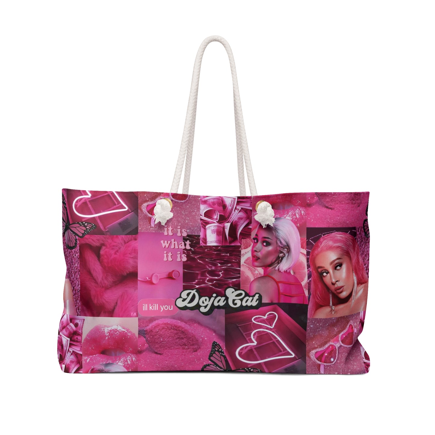 Doja Cat Pink Vibes Collage Weekender Bag