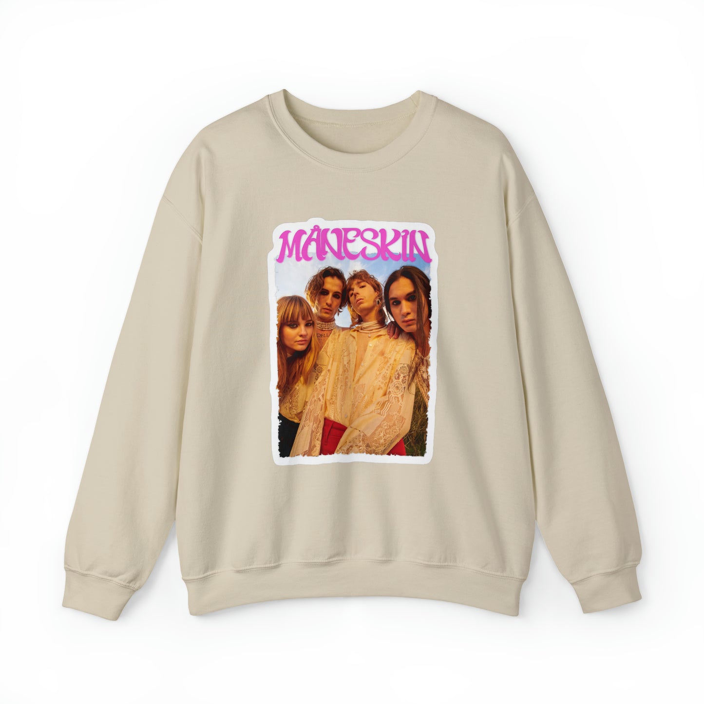 Måneskin Group Photo Unisex Heavy Blend Crewneck Sweatshirt