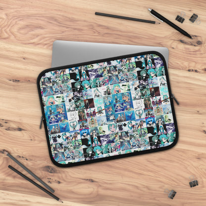 Hatsune Miku Album Cover Collage Laptop Sleeve