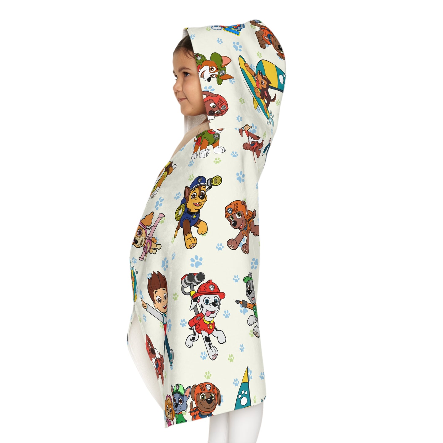 Paw Patrol Puppy Hero Squad Youth Hooded Towel