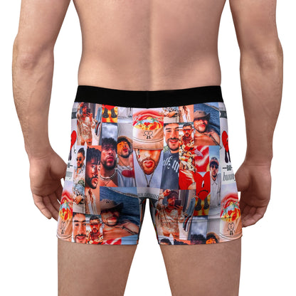 Bad Bunny Un Verano Sin Ti Photo Collage Men's Boxer Briefs Underwear