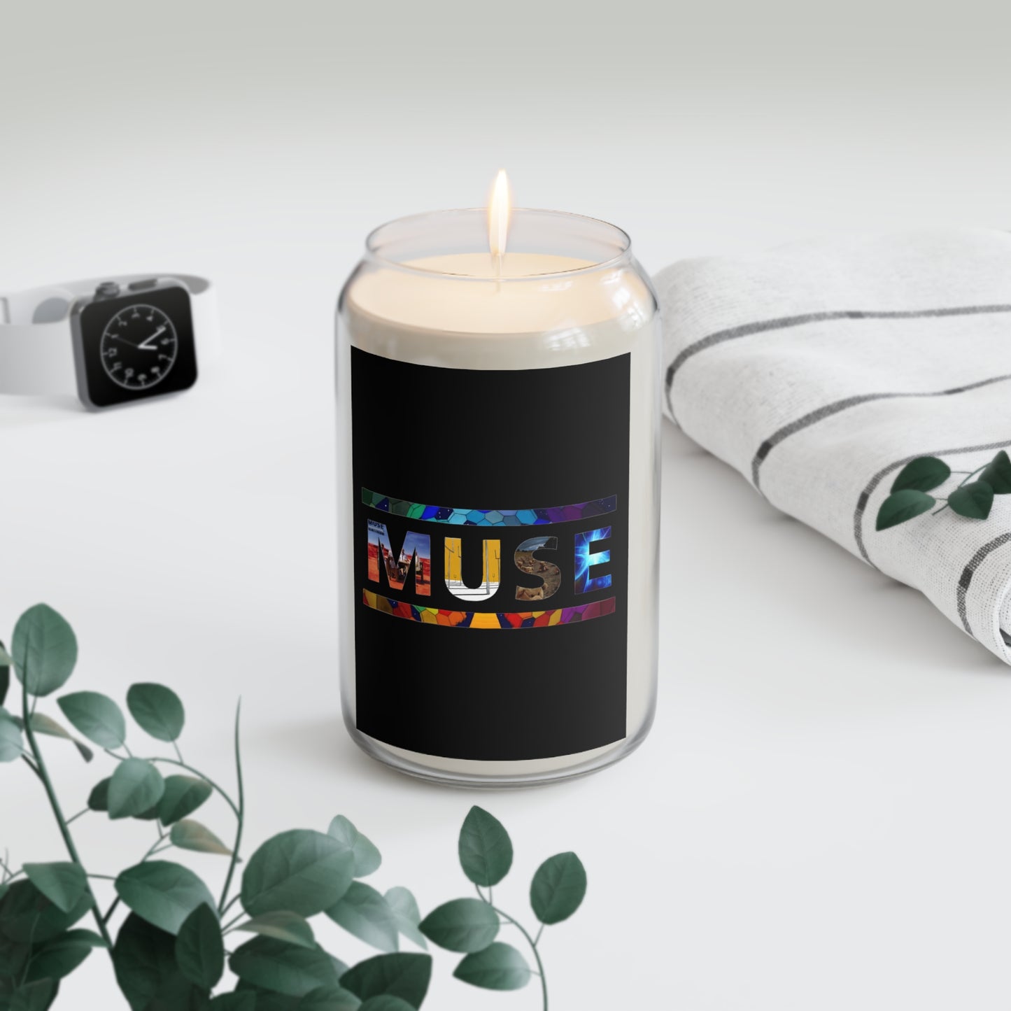 Muse Album Art Letters Scented Candle