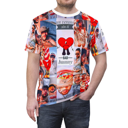 Bad Bunny Un Verano Sin Ti Photo Collage Unisex Tee Shirt