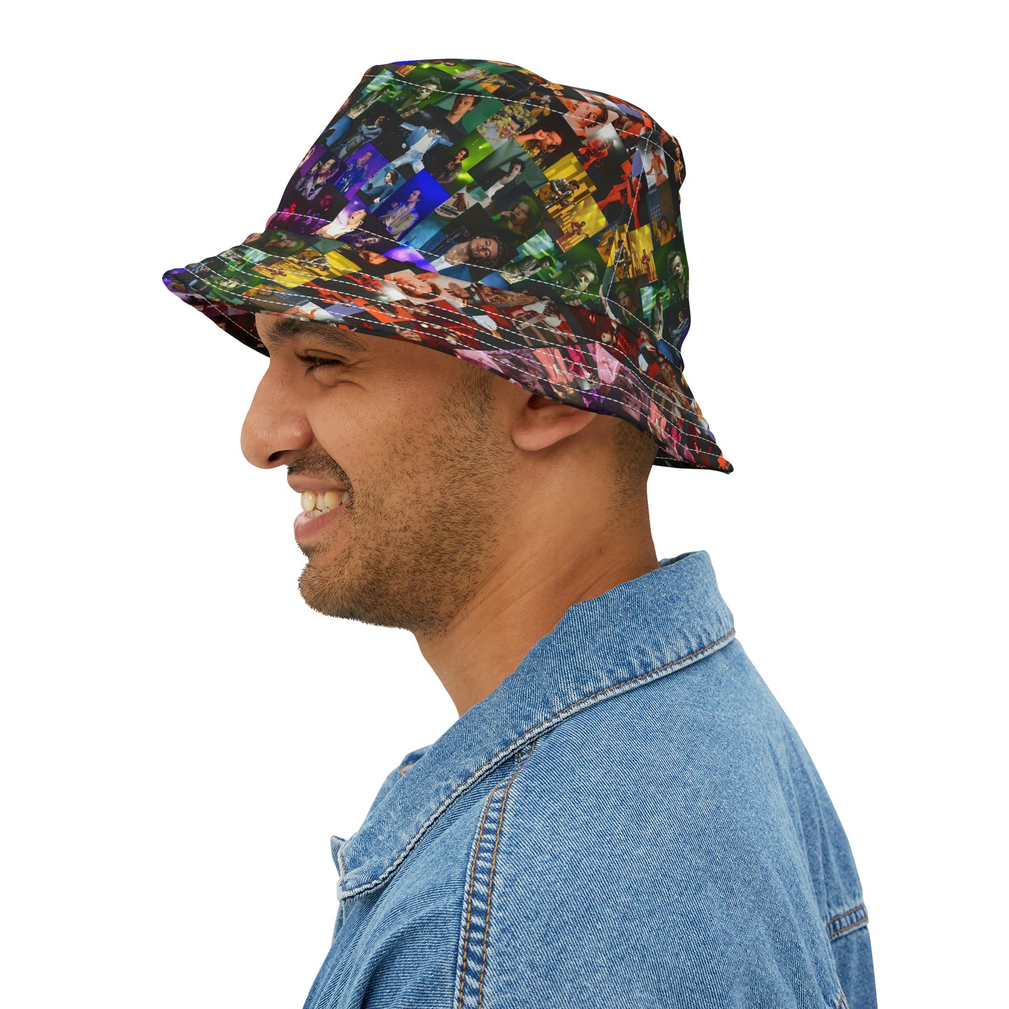 Harry Styles Rainbow Collage Bucket Hat