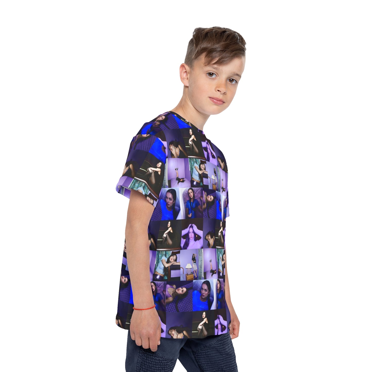 Olivia Rodrigo Guts Mosaic Kids Sports Jersey