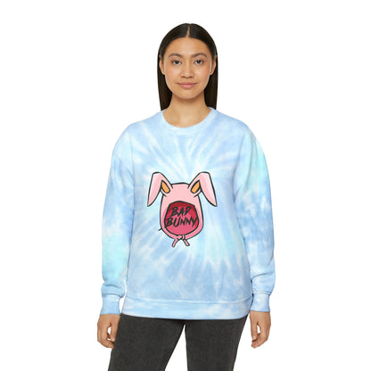 Bad Bunny Hoodie Logo Unisex Tie-Dye Sweatshirt