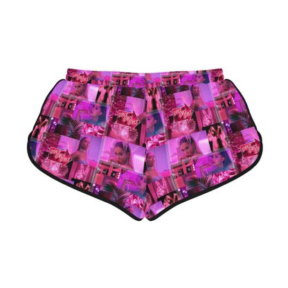 Ariana Grande 7 Rings Collage Women's Relaxed Shorts