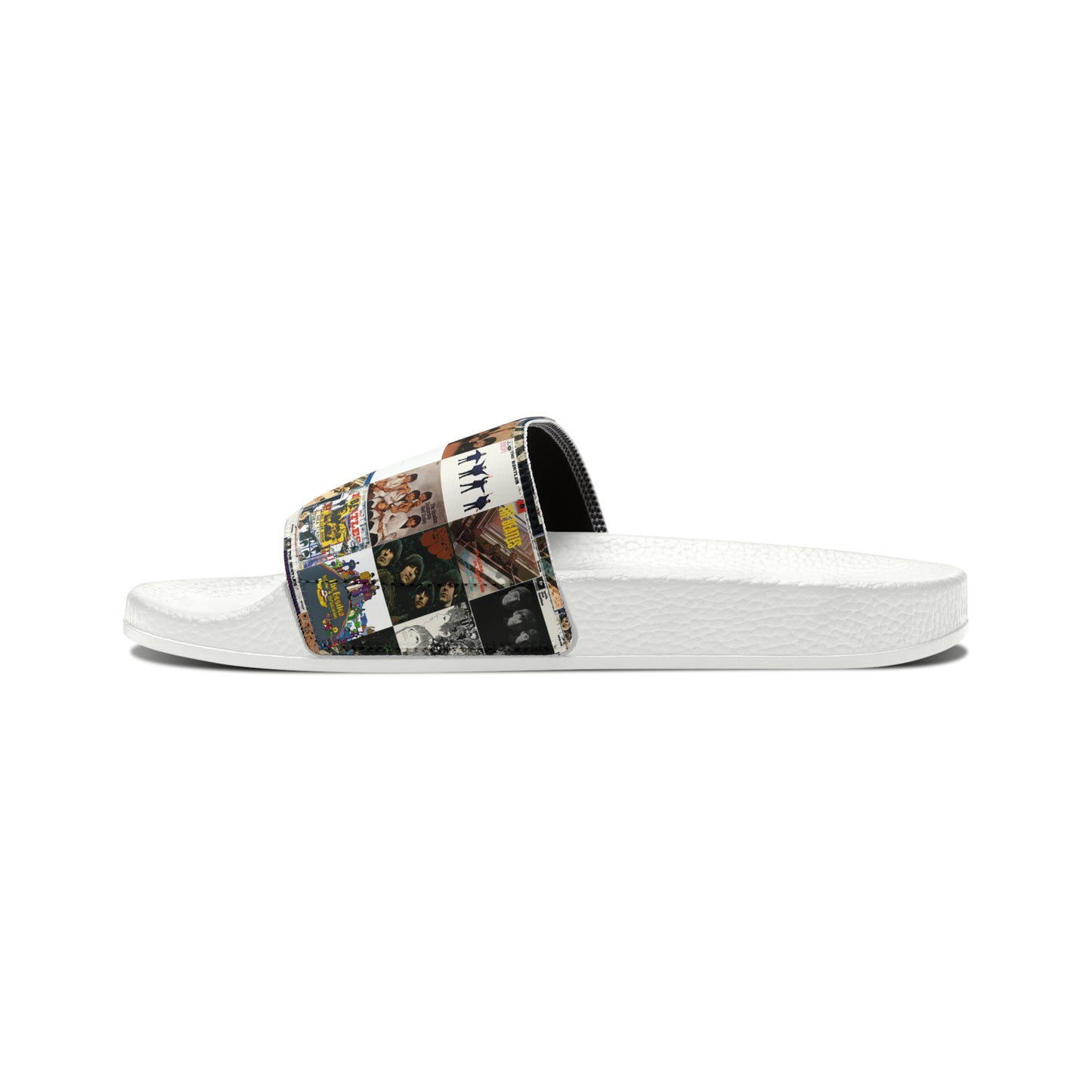 The Beatles Album Cover Collage Youth Slide Sandals