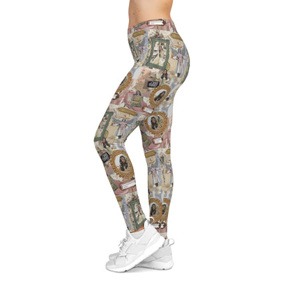 Lana Del Rey Victorian Collage Women's Casual Leggings