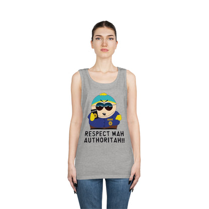 South Park Cartman Respect Mah Autheritah! Unisex Heavy Cotton Tank Top