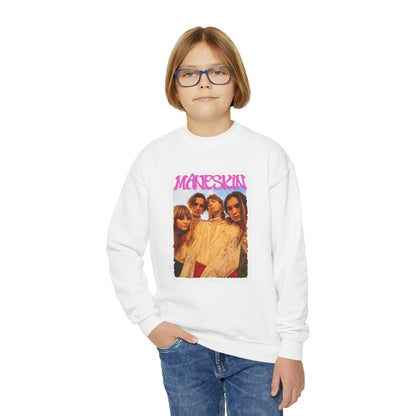 Måneskin Group Photo Youth Crewneck Sweatshirt