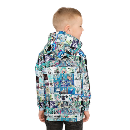 Hatsune Miku Album Cover Collage Kid's Hoodie