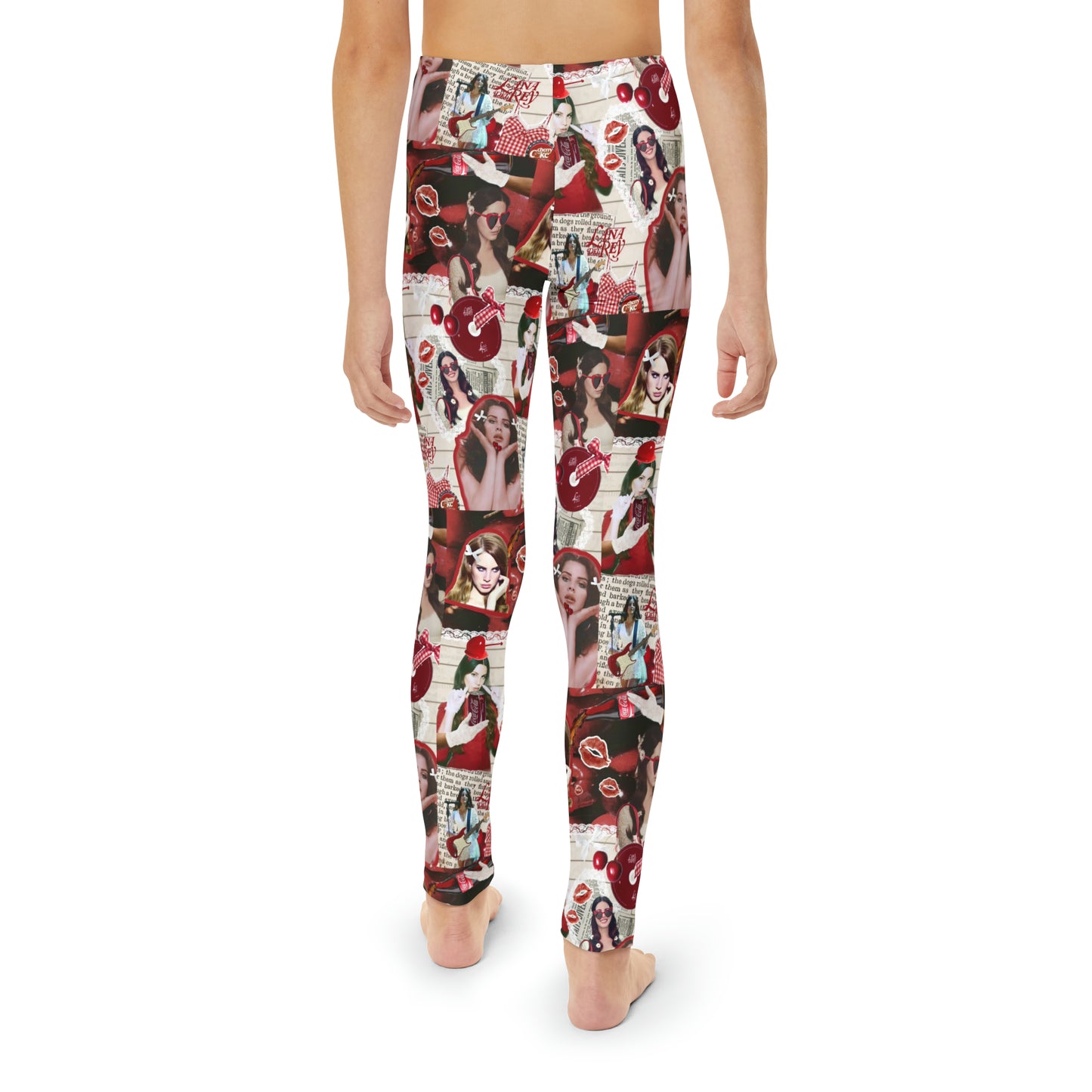 Lana Del Rey Cherry Coke Collage Youth Leggings