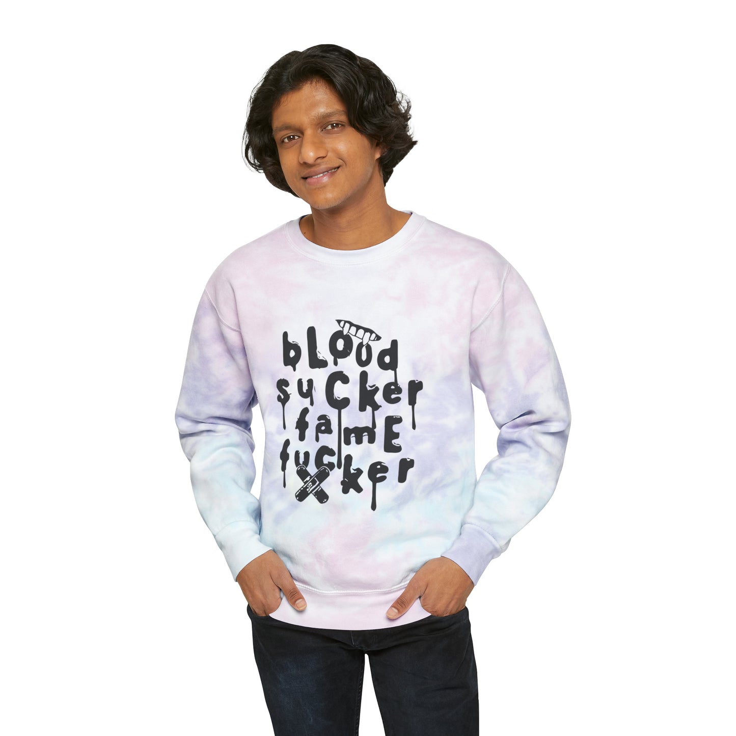 Olivia Rodrigo Blood Sucker Fame Fucker Unisex Tie-Dye Sweatshirt