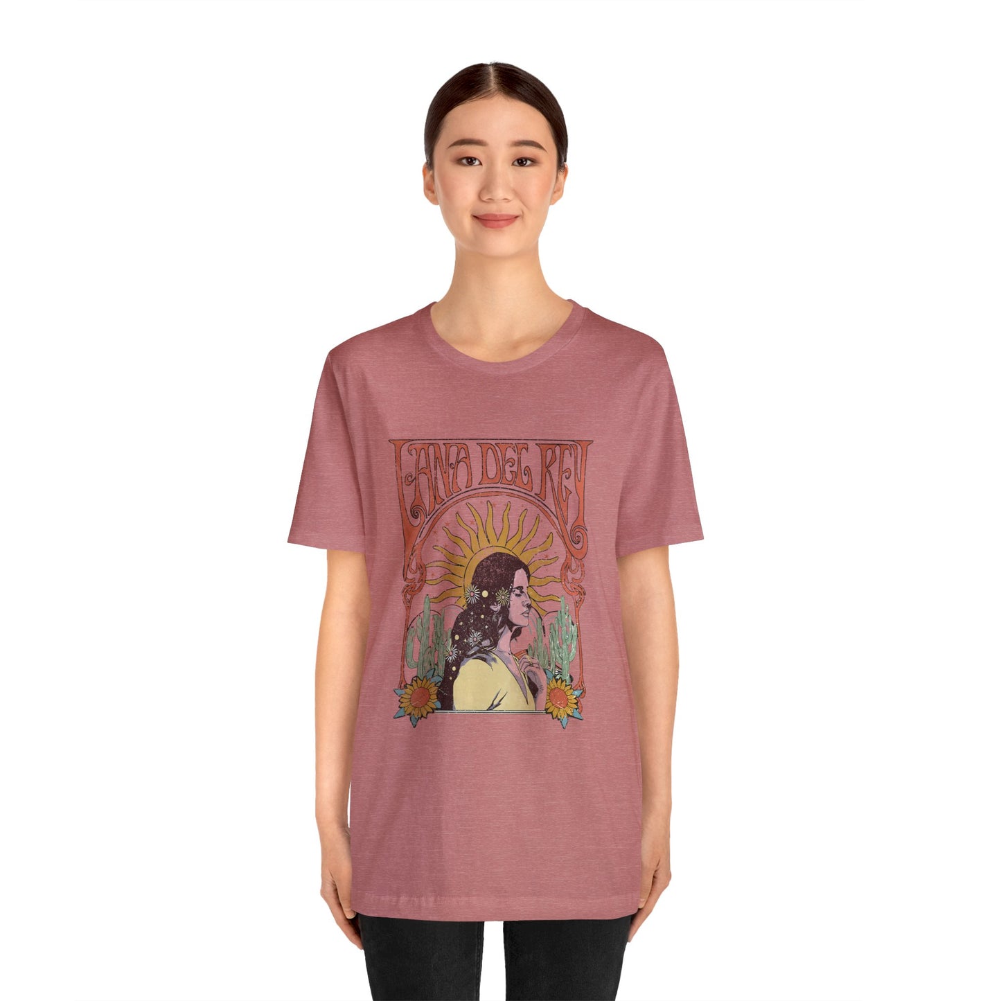 Lana Del Rey Vintage Artwork Unisex Jersey Short Sleeve Tee Shirt