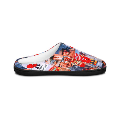 Bad Bunny Un Verano Sin Ti Photo Collage Men's Indoor Slippers