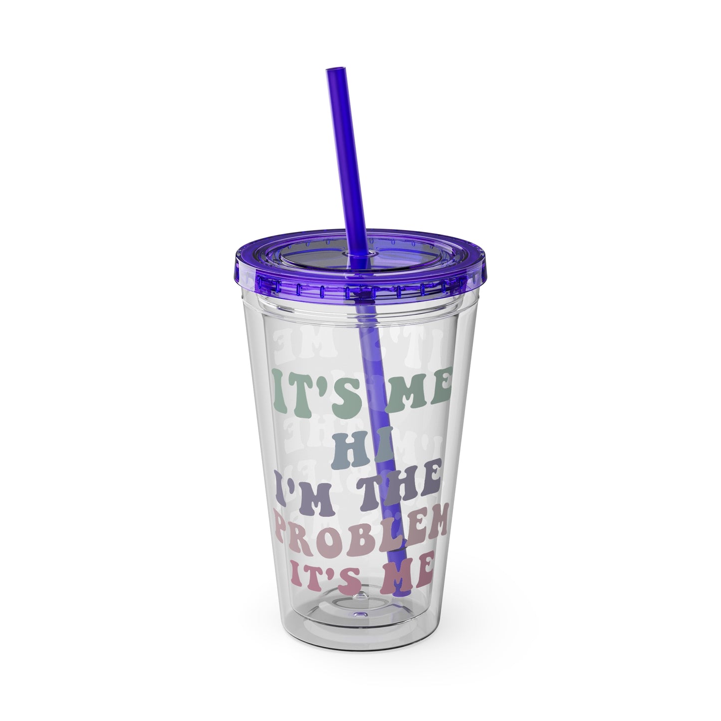 Taylor Swift It's Me Hi Sunsplash Tumbler with Straw