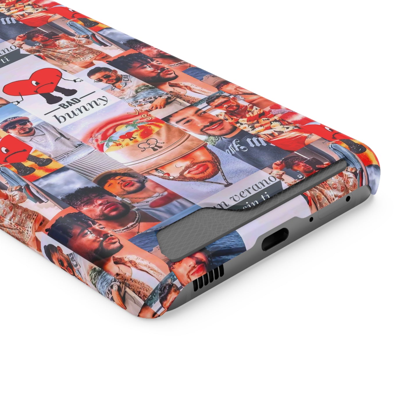 Bad Bunny Un Verano Sin Ti Photo Collage Phone Case With Card Holder