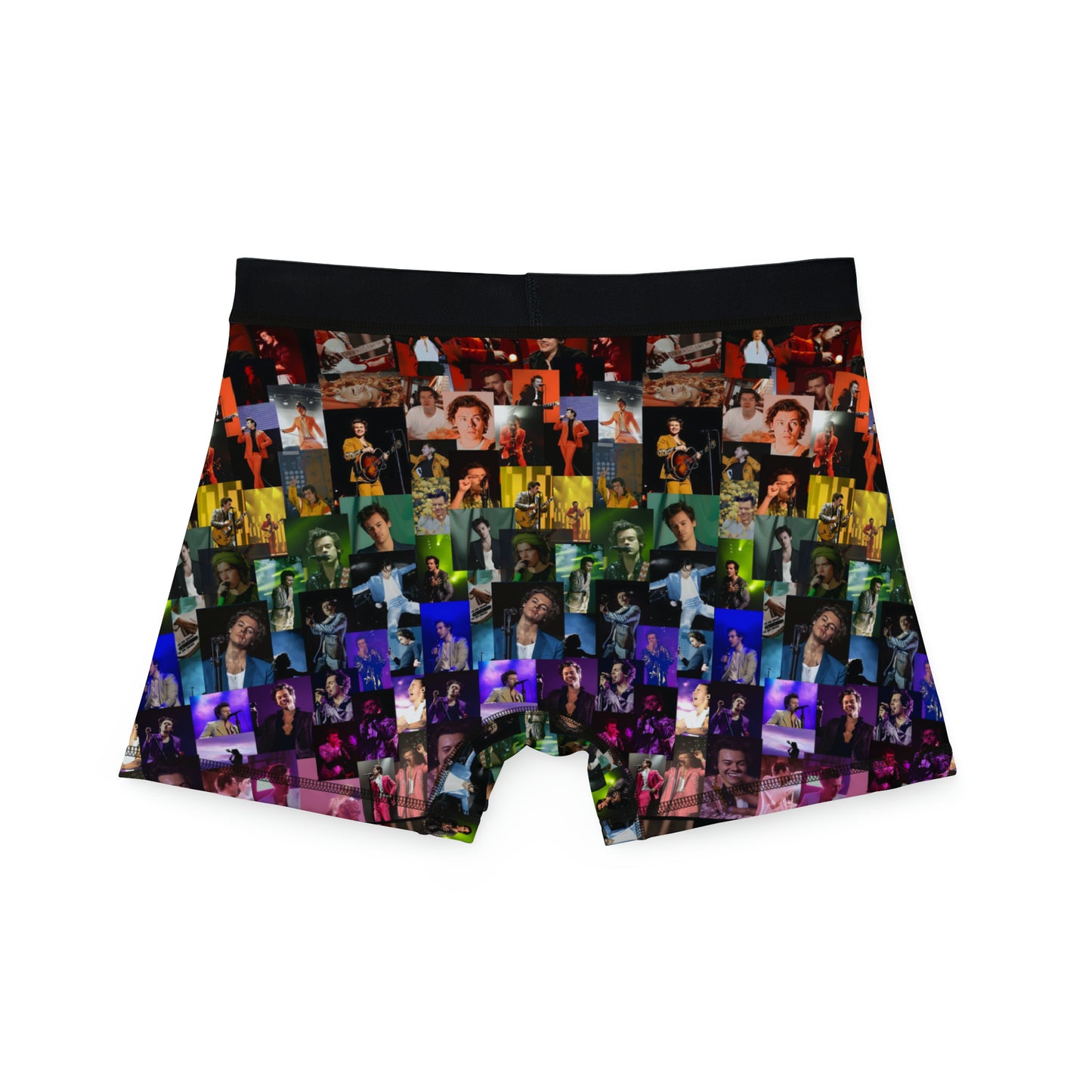 Harry Styles Rainbow Collage Men's Boxers