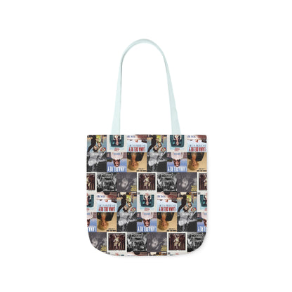 Lana Del Rey Album Cover Collage Polyester Canvas Tote Bag