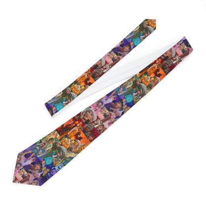 Taylor Swift Rainbow Photo Collage Necktie