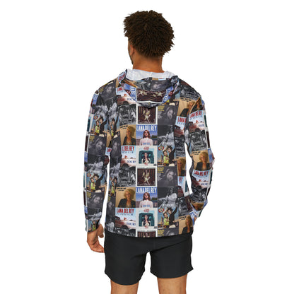 Lana Del Rey Album Cover Collage Men's Sports Warmup Hoodie