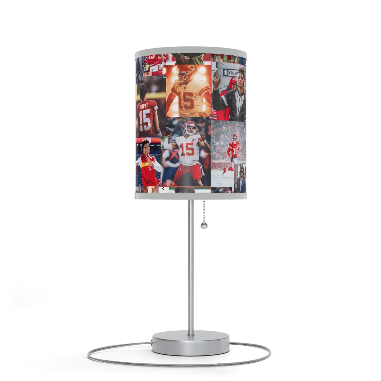 Patrick Mahomes Chiefs MVPAT Photo Collage Lamp on a Stand