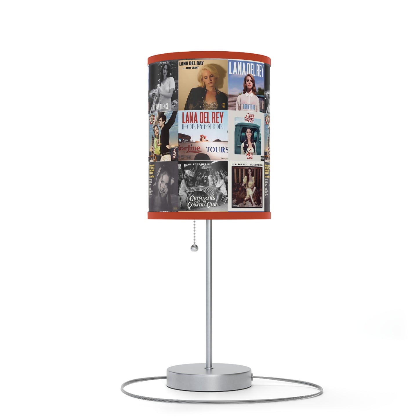 Lana Del Rey Album Cover Collage Lamp on a Stand