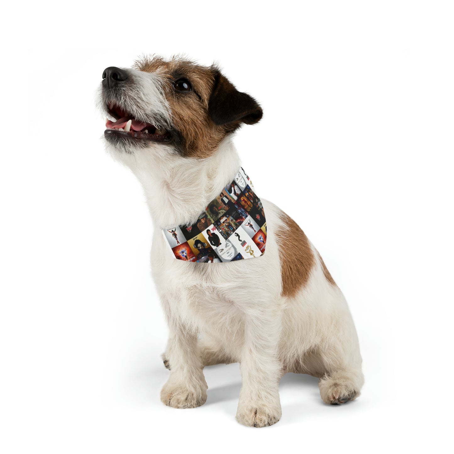 Michael Jackson Album Cover Collage Pet Bandana Collar