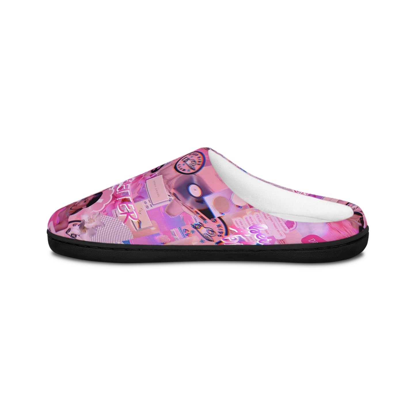 Ariana Grande Purple Vibes Collage Women's Indoor Slippers