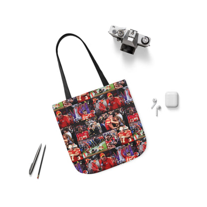 Kansas City Chiefs Superbowl LVIII Championship Victory Collage Polyester Canvas Tote Bag