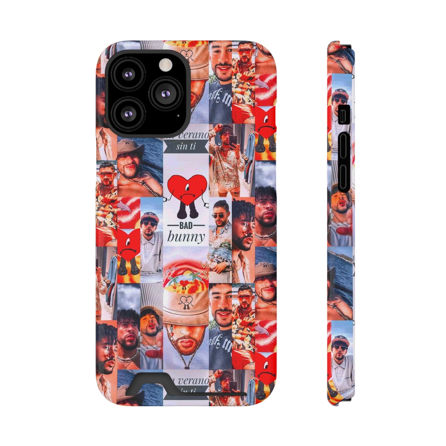 Bad Bunny Un Verano Sin Ti Photo Collage Phone Case With Card Holder