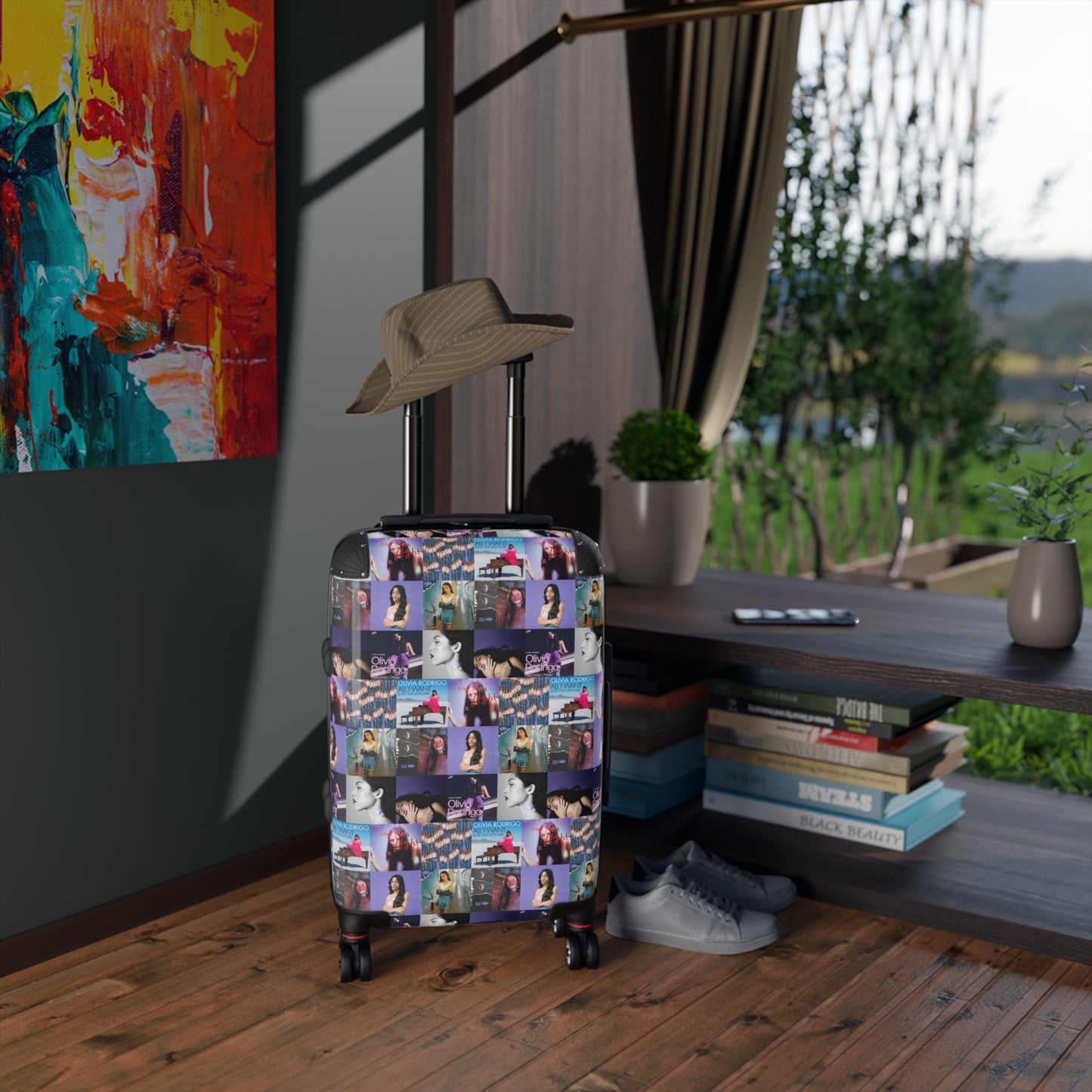 Olivia Rodrigo Album Cover Art Collage Suitcase