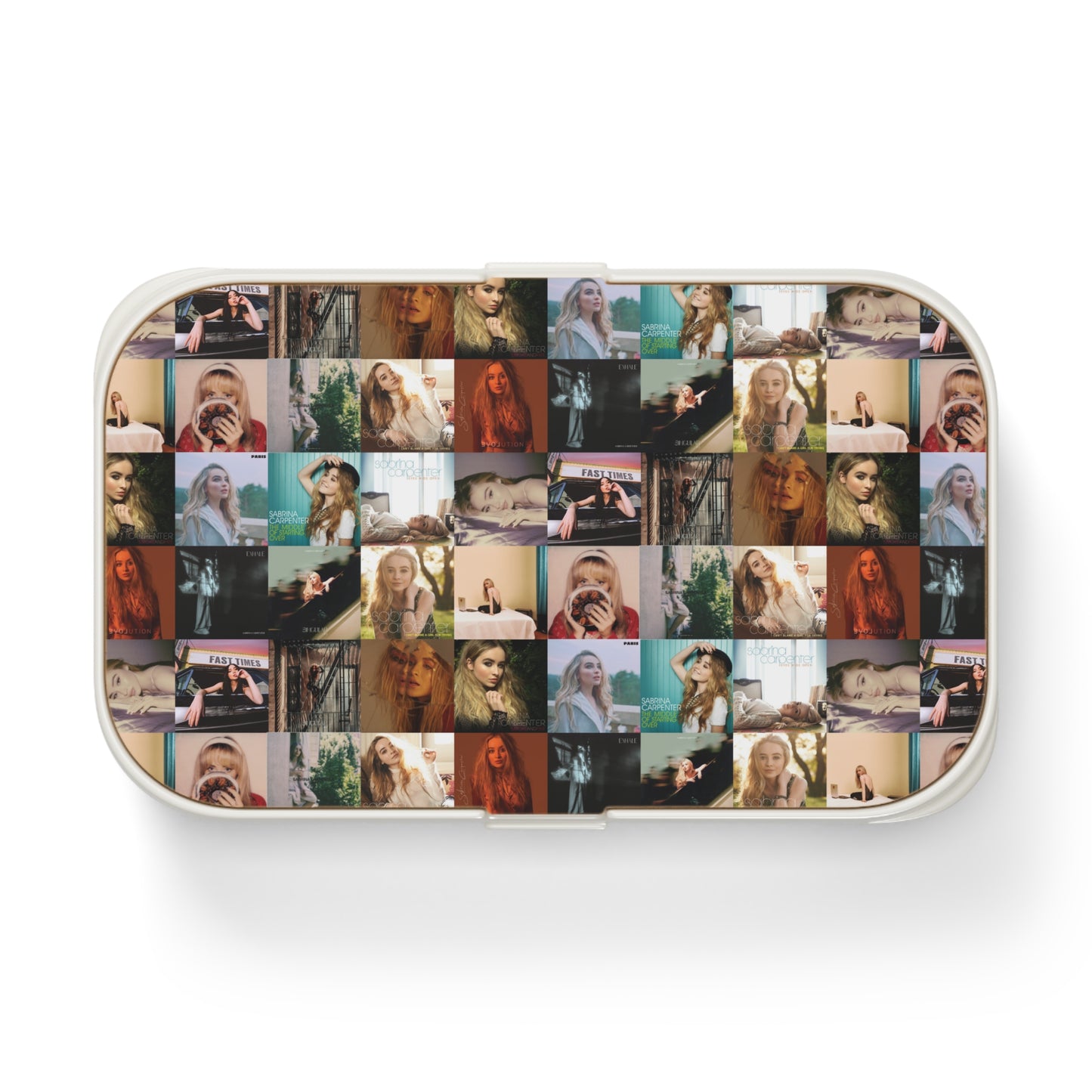 Sabrina Carpenter Album Cover Collage Bento Lunch Box