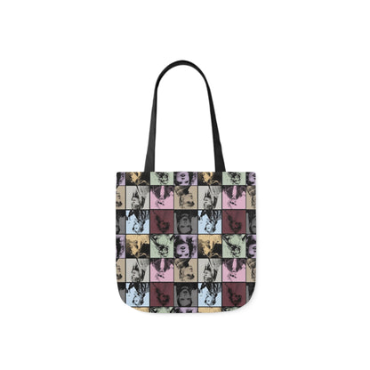 Taylor Swift Eras Collage Polyester Canvas Tote Bag