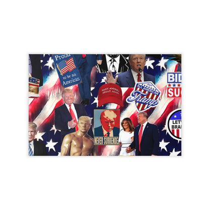 Donald Trump 2024 MAGA Montage Wall Decals