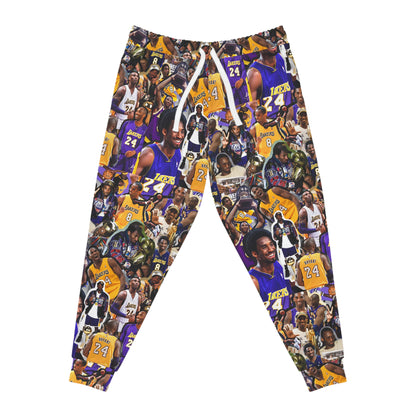 Kobe Bryant Career Moments Photo Collage Athletic Joggers