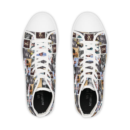 Lana Del Rey Album Cover Collage Men's High Top Sneakers