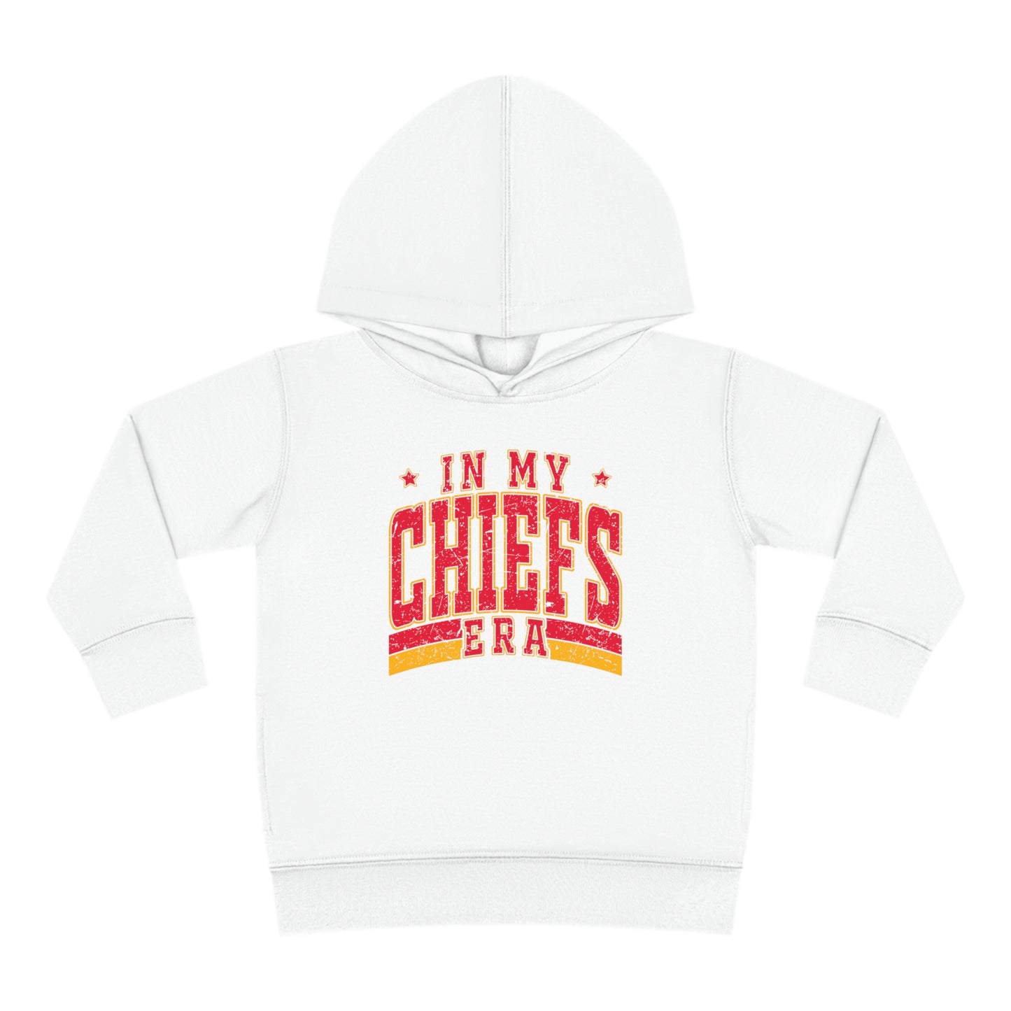 Taylor Swift In My Chiefs Era Toddler Pullover Fleece Hoodie