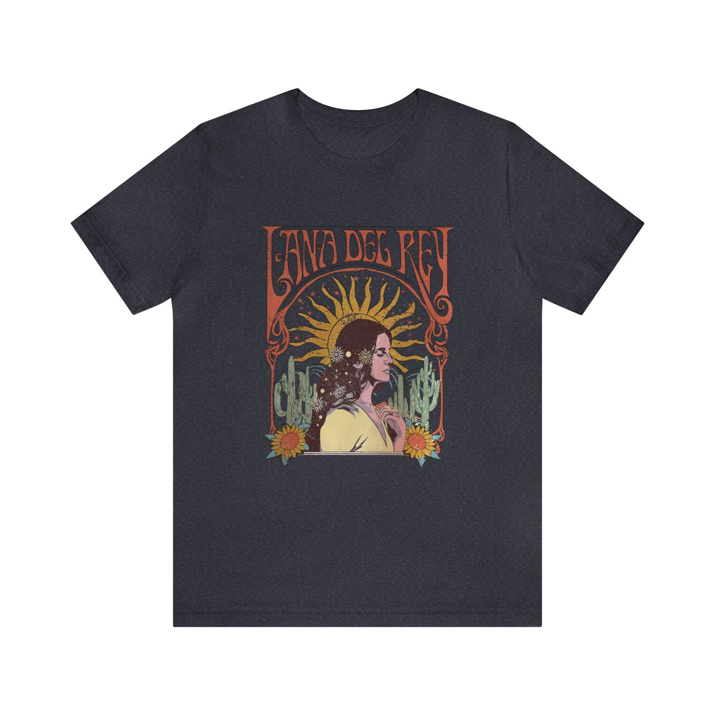 Lana Del Rey Vintage Artwork Unisex Jersey Short Sleeve Tee Shirt