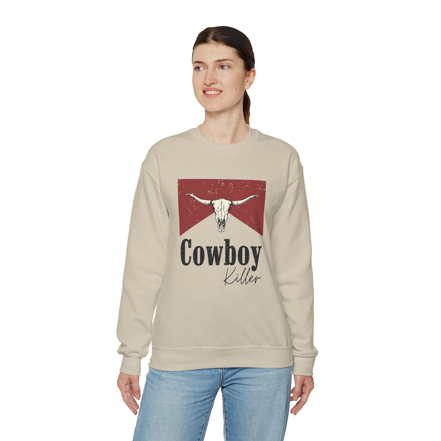 Morgan Wallen Cowboy Killer Unisex Heavy Blend Crewneck Sweatshirt