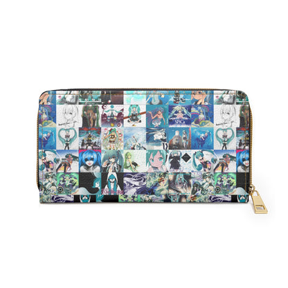 Hatsune Miku Album Cover Collage Zipper Wallet